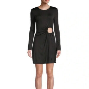 Danielle Bernstein WeWoreWhat Ruched O-ring Dress NWT size XS